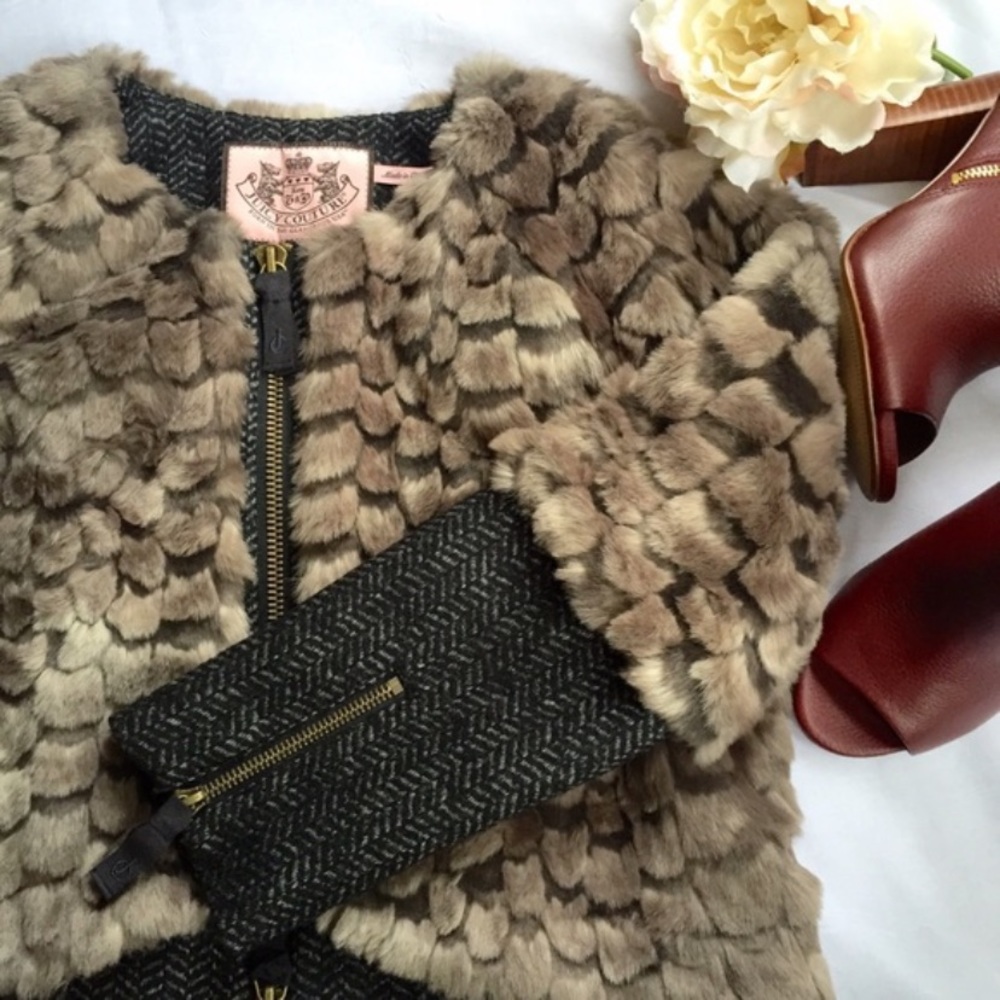 Juicy Couture Faux Fur Jacket